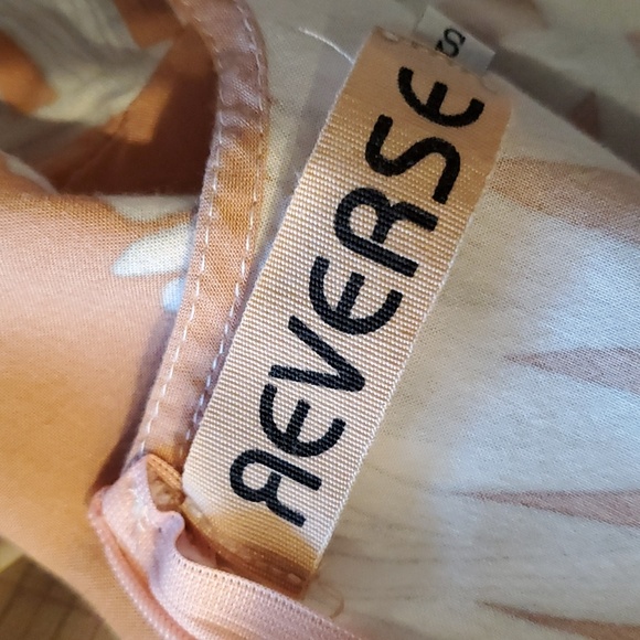 Reverse Blush Pink V Neck Long Sleeve Romper Women S - Picture 6 of 10